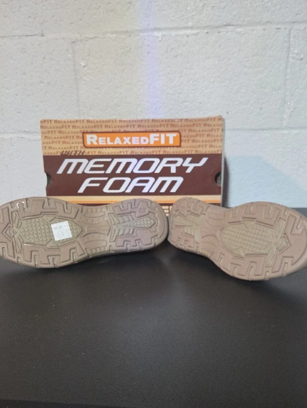 Skechers Relaxed Fit Slip-On Loafers in Taupe